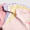 0-36mths | 5pk short-sleeve onesies