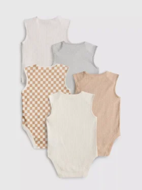 0-36mths | 5pk sleeveless bodysuits