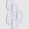 0-36mths | 5pk sleeveless strappy onesies