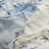 0-36mths | 7pk disney's mickey mouse short-sleeve bodysuits