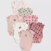 0-36mths | 7pk disney's minnie mouse short-sleeve onesies