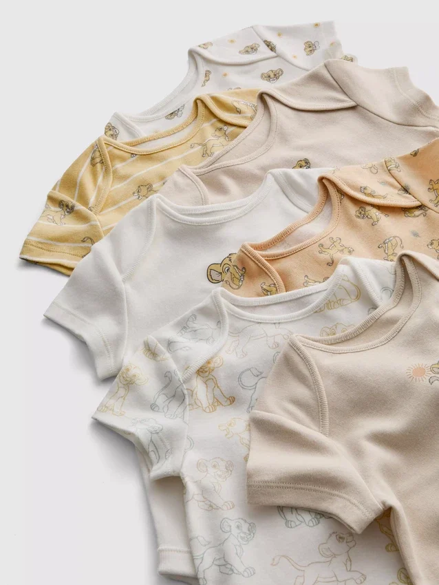 0-36mths | 7pk disney's the lion king short-sleeve onesies