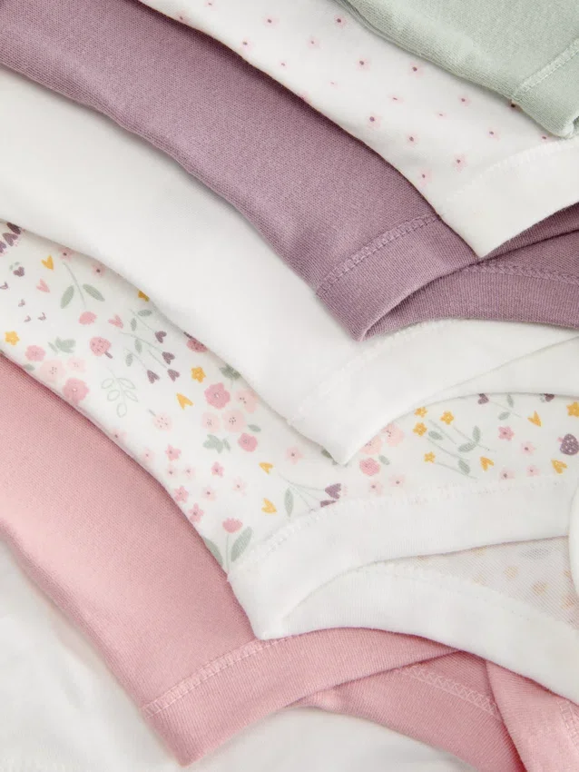 0-36mths | 7pk long sleeve bodysuits
