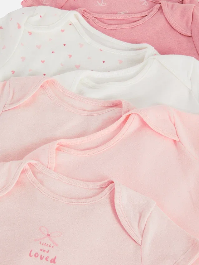 0-36mths | 7pk short sleeve bodysuits