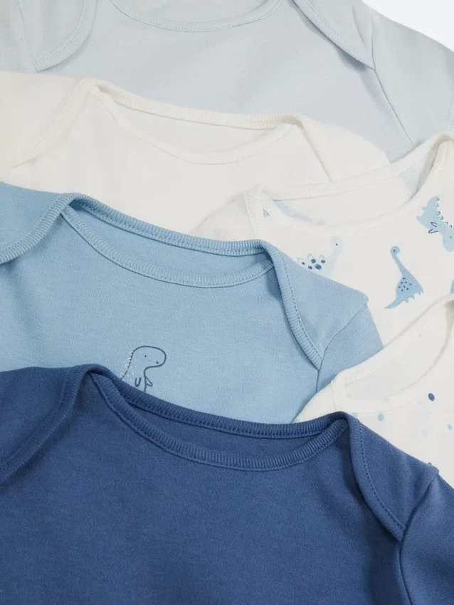 0-36mths | 7pk short sleeve bodysuits
