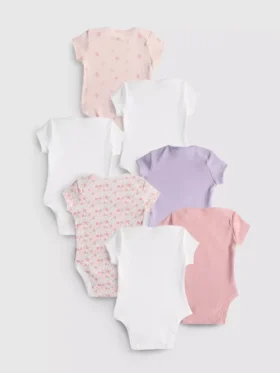 0-36mths | 7pk short-sleeve onesies