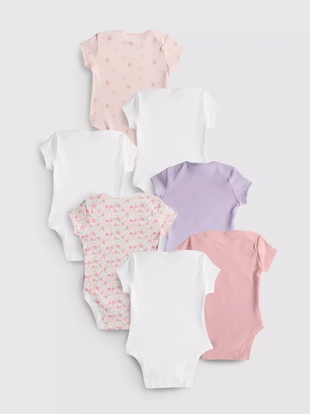 0-36mths | 7pk short-sleeve onesies
