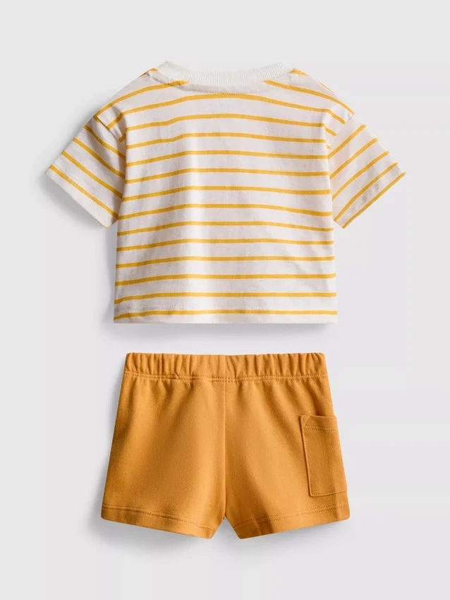 0-36mths | boxy t-shirt and shorts set