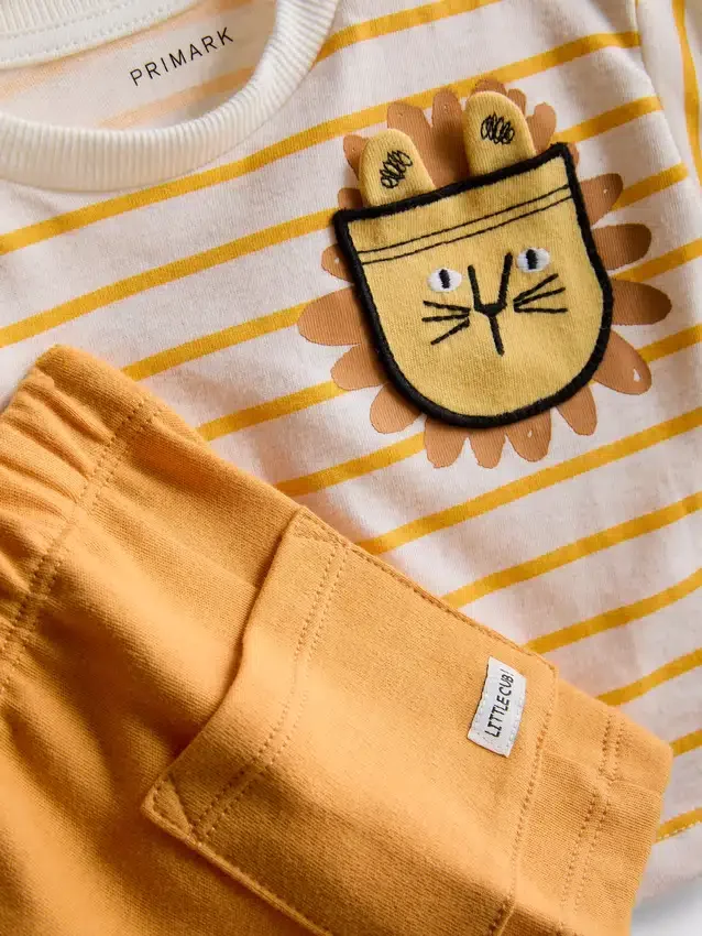 0-36mths | boxy t-shirt and shorts set
