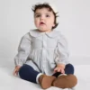 0-36mths | collared long-sleeve blouse