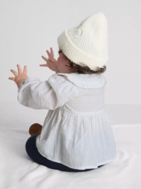 0-36mths | collared long-sleeve blouse