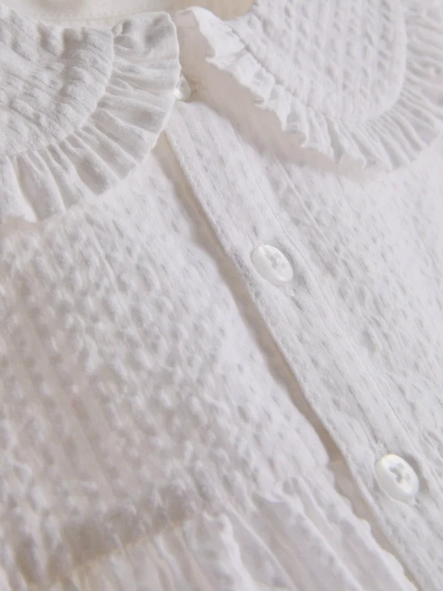0-36mths | collared long-sleeve blouse