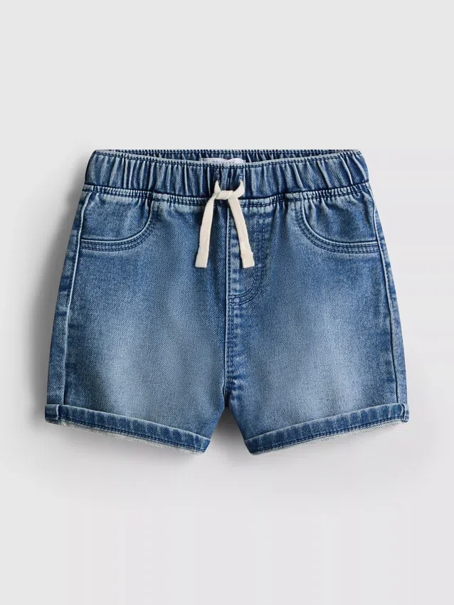 0-36mths | denim jogger shorts