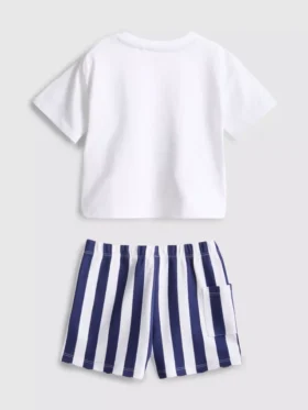 0-36mths | disney’s donald duck boxy t-shirt and shorts set
