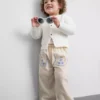 0-36mths | floral appliqua straight leg pants