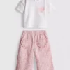 0-36mths | heart pocket t-shirt and pants set