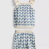 0-36mths | knitted top and shorts set