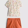 0-36mths | printed shirt and chino shorts set