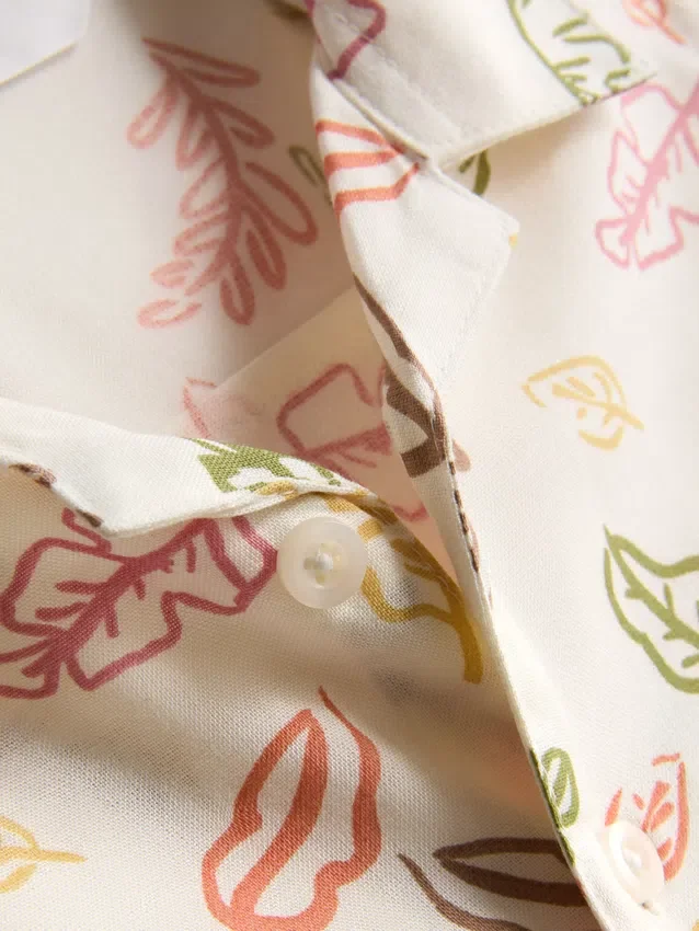 0-36mths | printed shirt and chino shorts set