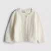 0-36mths | scallop trim cardigan