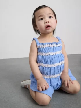 0-36mths | shirred top and shorts set