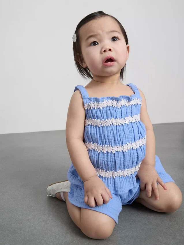 0-36mths | shirred top and shorts set