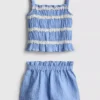 0-36mths | shirred top and shorts set