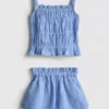 0-36mths | shirred top and shorts set