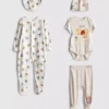 0-9mths | 5-piece disney's winnie the pooh newborn starter set