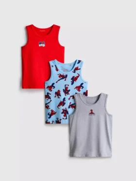 1.5-10yrs | 3pk marvel spider-man tanks