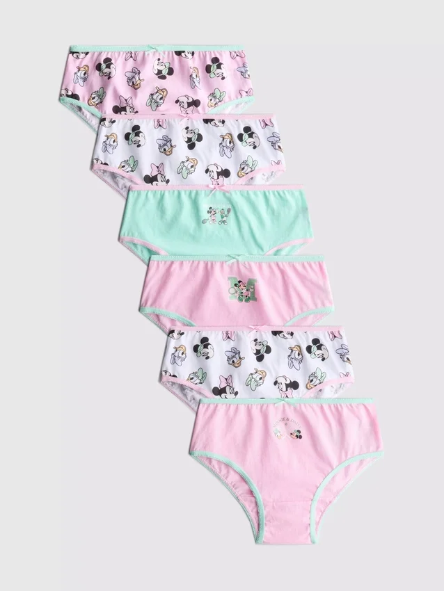 1.5-10yrs | 6pk disney's minnie mouse briefs