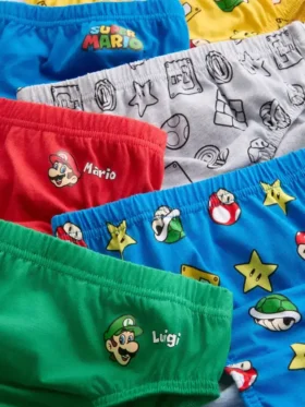1.5-10yrs | 6pk super mario briefs