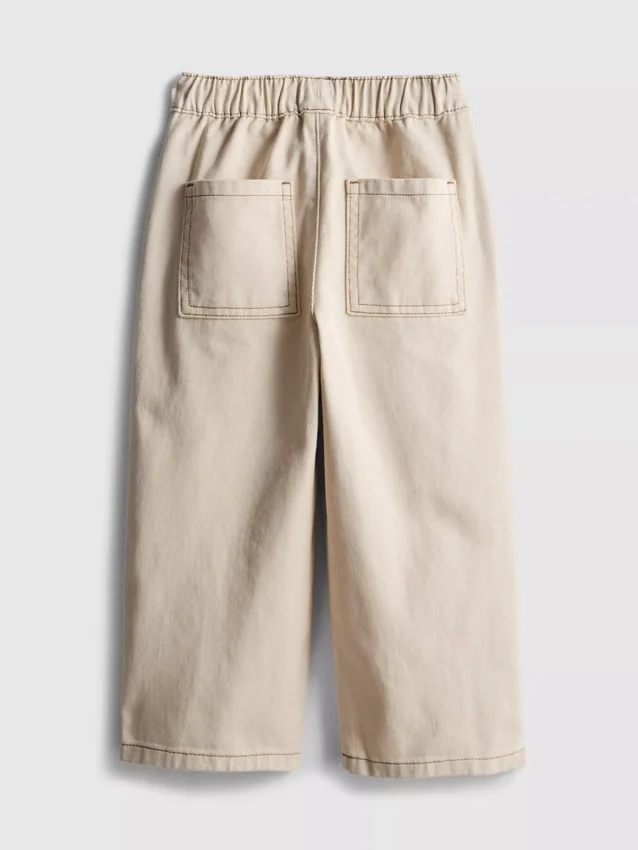 1.5-12yrs | the edit cotton contrast-stitch pants