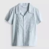 1.5-12yrs | the edit cotton floral embroidered shirt