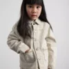 1.5-12yrs | the edit cotton pinstripe denim shacket