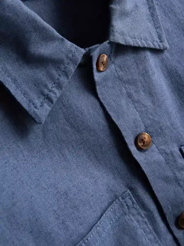 1.5-12yrs | the edit linen-blend overshirt