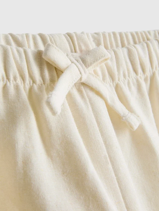 1.5-12yrs | the edit linen mix embroidered pants