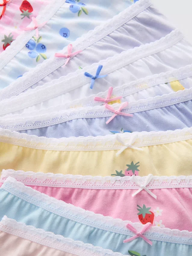 1.5-14yrs | 10pk days of the week fruit graphic briefs