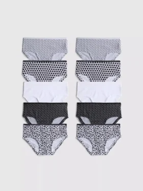 1.5-15yrs | 10pk printed hipster briefs