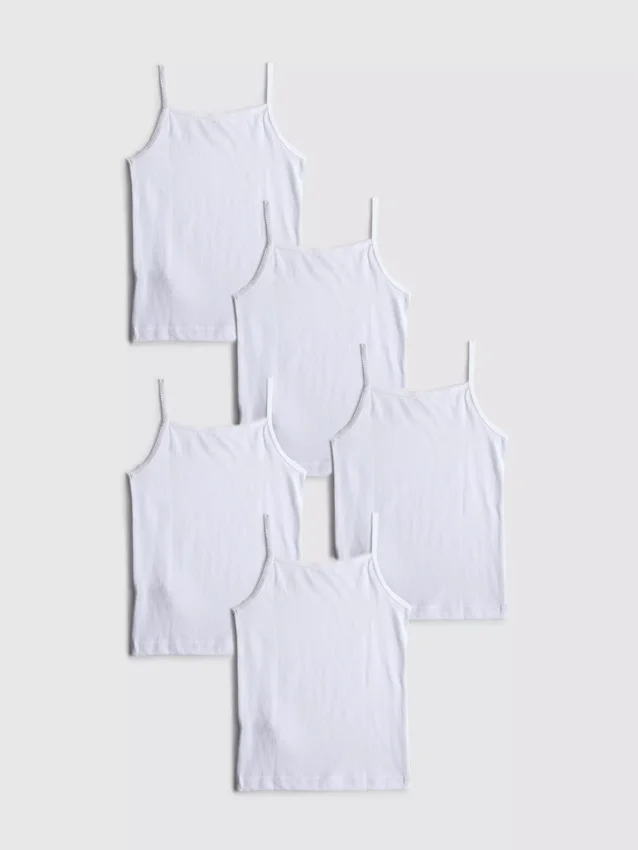 1.5-15yrs | 5pk cami tops