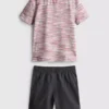 1.5-7yrs | active t-shirt and shorts