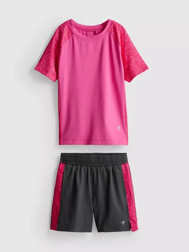 1.5-7yrs | active t-shirt and shorts set