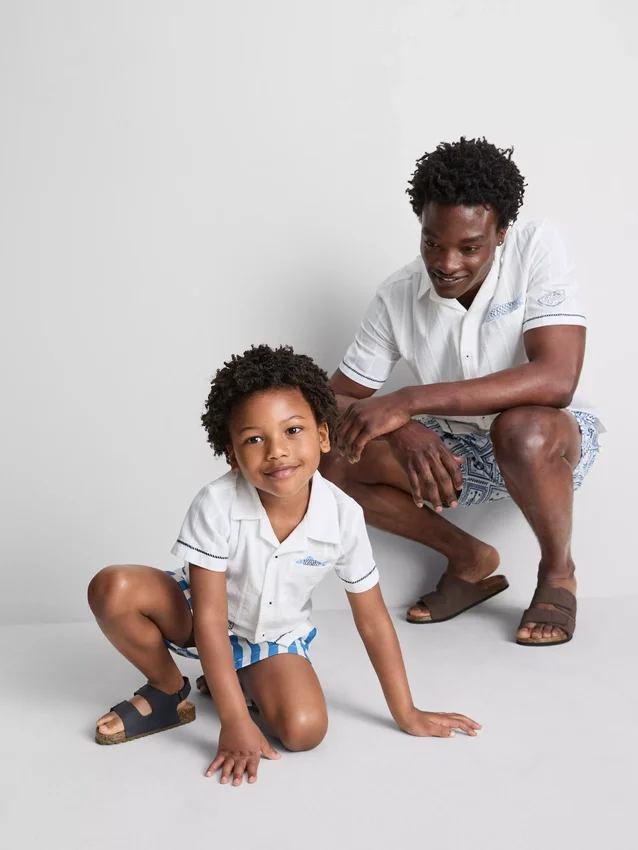 1.5-7yrs | fish embroidered shirt