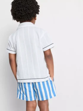 1.5-7yrs | fish embroidered shirt