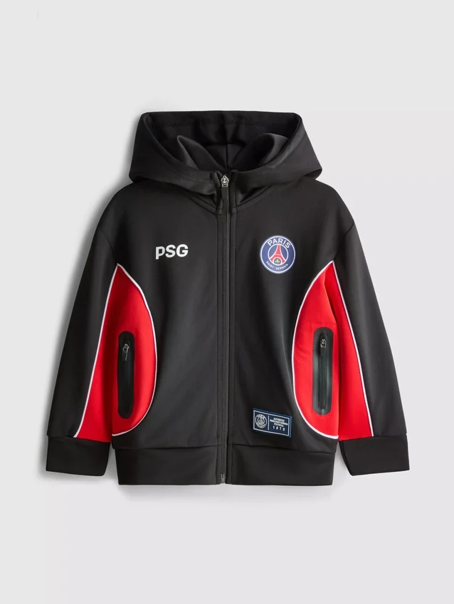 1.5-7yrs | paris saint-germain f.c. zip-up hoodie