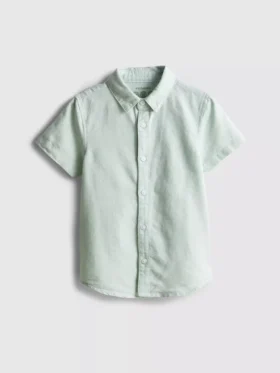 1.5-7yrs | short sleeve oxford shirt