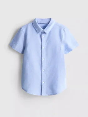 1.5-7yrs | short sleeve oxford shirt