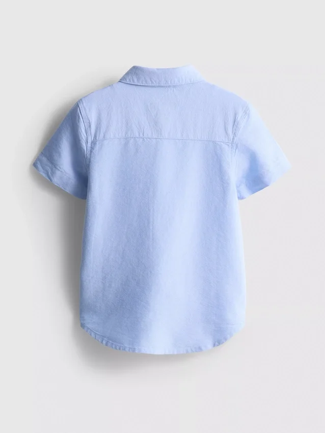 1.5-7yrs | short sleeve oxford shirt