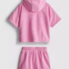 1.5-7yrs | towel hoodie and shorts set