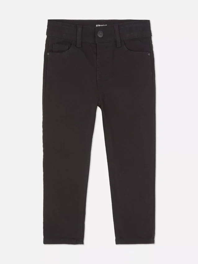 1.5-7yrs | twill straight leg pants